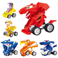 HKM-663315 Deformation Robot Inertia Car Toy for Children Ages 2-4, Light & Sound Educational Model