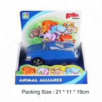 HKM-663315 Deformation Robot Inertia Car Toy for Children Ages 2-4, Light & Sound Educational Model