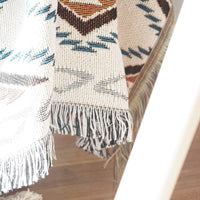HKM-663379 Geometric Pattern Double-Sided Sofa Blanket Cover for Home Décor
