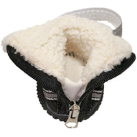 HKM-663379 Thickened Snow Cotton Dog Shoes with Non-Slip Design and Waterproof Zipper