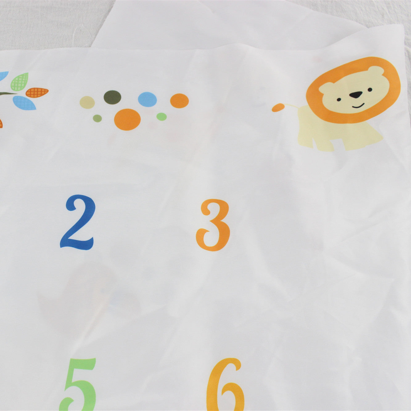 HKM-663635 Baby Full Moon Photography Backdrop Cloth - Polyester, 100x100cm, Cartoon Animal Design