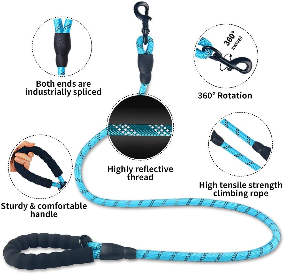 HKM-663763 Small Medium Sized Pet Dog Luminous Leash Chain Puppies