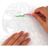 HKM-663891 Quilted Paper Painting Craft Kit with Custom and Colorful Quilling Paper