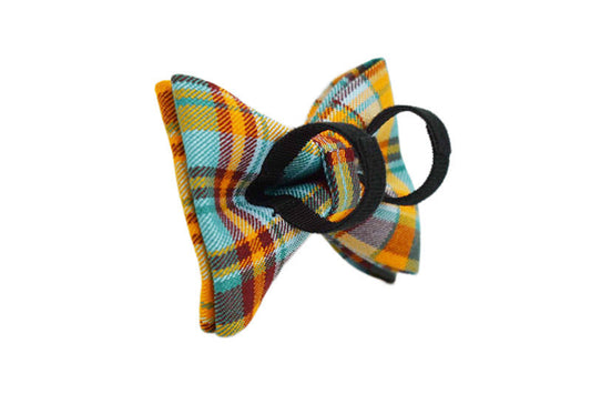 HKM-664083 Green Plaid Pet Collar and Leash Set for Dogs - Adjustable and Stylish Design