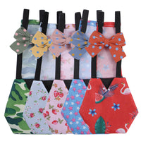 HKM-664083 Pet Diapers for Chickens, Ducks, and Geese - Polyester, Pink Rabbit, Purple Rabbit, Yellow Rabbit, XS to L