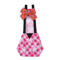 HKM-664083 Pet Diapers for Chickens, Ducks, and Geese - Polyester, Pink Rabbit, Purple Rabbit, Yellow Rabbit, XS to L