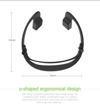 HKM-664275 Non-Obstructive Bone Conduction Wireless Headphones with 8-Hour Battery Life and Bluetooth 4.1