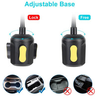 HKM-664275 Telescopic Car Phone Holder, Anti-Skid & Shock-Proof Design, Stylish and Durable