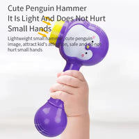 HKM-664467 Three-in-One Penguin Rolling Ball Toy Track for Kids Ages 2-7 - Educational Plastic Roller Coaster Game