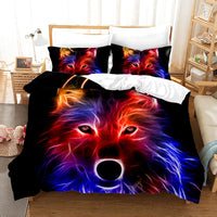 HKM-664531 Digital Printed Three-Piece Bedding Set - Duvet Cover and Pillowcases in Various Sizes