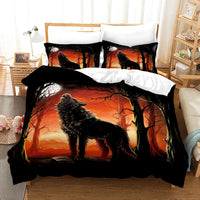 HKM-664531 Digital Printed Three-Piece Bedding Set - Duvet Cover and Pillowcases in Various Sizes