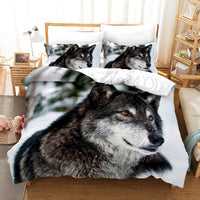 HKM-664531 Digital Printed Three-Piece Bedding Set - Duvet Cover and Pillowcases in Various Sizes