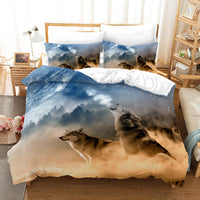 HKM-664531 Digital Printed Three-Piece Bedding Set - Duvet Cover and Pillowcases in Various Sizes