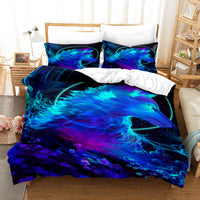 HKM-664531 Digital Printed Three-Piece Bedding Set - Duvet Cover and Pillowcases in Various Sizes
