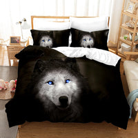 HKM-664531 Digital Printed Three-Piece Bedding Set - Duvet Cover and Pillowcases in Various Sizes