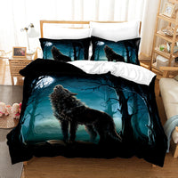 HKM-664531 Digital Printed Three-Piece Bedding Set - Duvet Cover and Pillowcases in Various Sizes