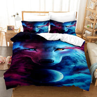 HKM-664531 Digital Printed Three-Piece Bedding Set - Duvet Cover and Pillowcases in Various Sizes