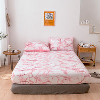 HKM-664531 Geometric Pattern Polyester Fiber Protective Bed Cover in Multiple Sizes