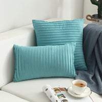 HKM-664659 Nordic Simple Suede Vertical Cushion Cover, Plush PP Cotton, Plain Design