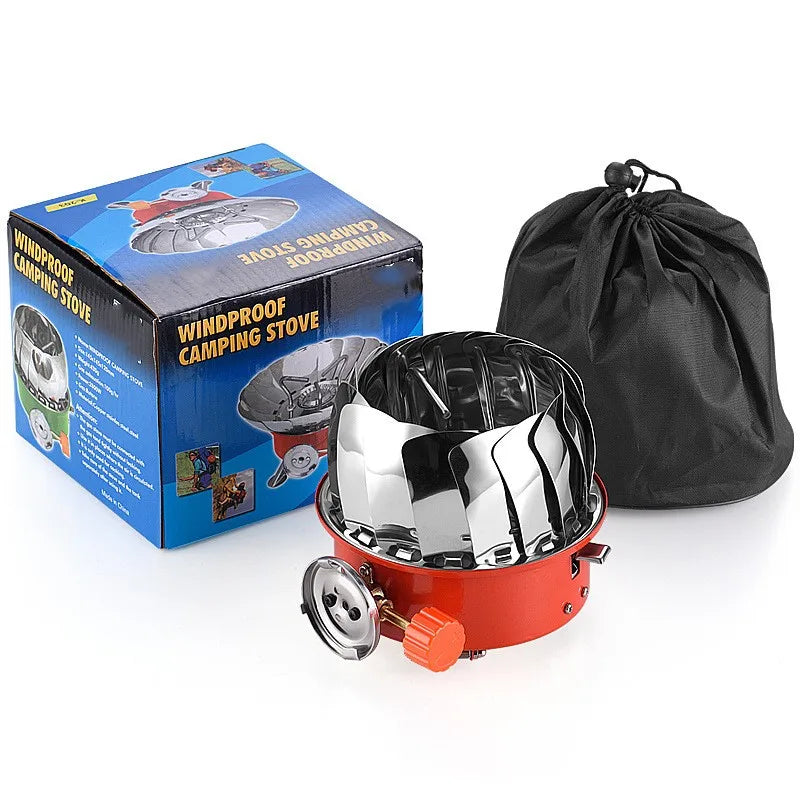 KTX-664723 Portable Folding Camping Gas Stove - One Burner for Outdoor Cooking