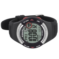 HKM-664723 Waterproof Electronic Watch with LED Display and Silicone Strap