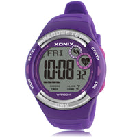 HKM-664723 Waterproof Electronic Watch with LED Display and Silicone Strap