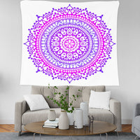 HKM-664915 Geometric Pattern Polyester Fiber Tapestry Wall Hanging Mural in Multiple Sizes