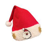 HKM-664979 Festive Plush Christmas Hat Collection with Fun Designs and Colors