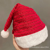 HKM-664979 Festive Plush Christmas Hat Collection with Fun Designs and Colors