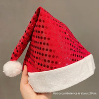 HKM-664979 Festive Plush Christmas Hat Collection with Fun Designs and Colors