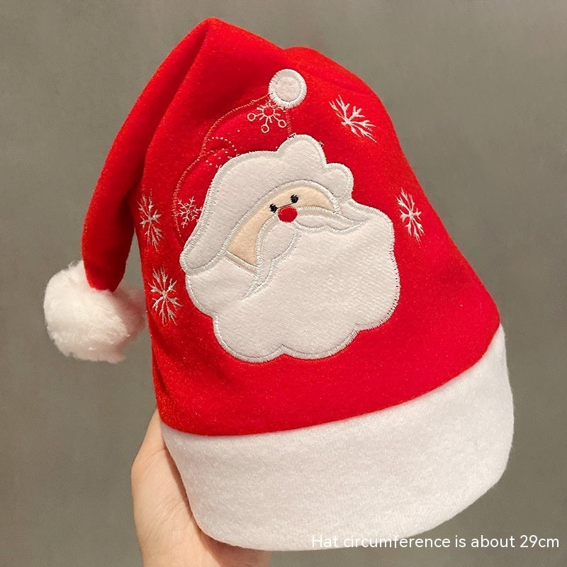 HKM-664979 Festive Plush Christmas Hat Collection with Fun Designs and Colors