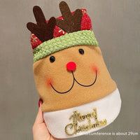 HKM-664979 Festive Plush Christmas Hat Collection with Fun Designs and Colors