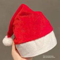HKM-664979 Festive Plush Christmas Hat Collection with Fun Designs and Colors