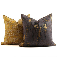 HKM-665043 Geometric Pattern Yellow Cushion Cover - 45x45cm Square Pillowcase for Living Room