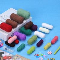 HKM-665043 Handmade DIY Plant Monster Crochet Wool Material Package