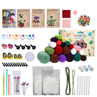 HKM-665043 Handmade DIY Plant Monster Crochet Wool Material Package