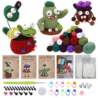 HKM-665043 Handmade DIY Plant Monster Crochet Wool Material Package