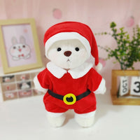 HKM-665171 30cm Plush Doll in Christmas Snowman Suit with Various Outfit Options