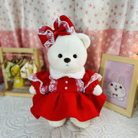 HKM-665171 30cm Plush Doll in Christmas Snowman Suit with Various Outfit Options
