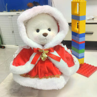 HKM-665171 30cm Plush Doll in Christmas Snowman Suit with Various Outfit Options