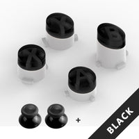 HKM-665235 Gamepad Button Replacement Set for Microsoft XBOX ONE - ABXY & Mushroom Heads in Multiple Colors