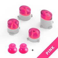 HKM-665235 Gamepad Button Replacement Set for Microsoft XBOX ONE - ABXY & Mushroom Heads in Multiple Colors