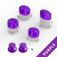 HKM-665235 Gamepad Button Replacement Set for Microsoft XBOX ONE - ABXY & Mushroom Heads in Multiple Colors