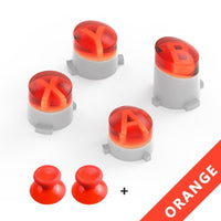 HKM-665235 Gamepad Button Replacement Set for Microsoft XBOX ONE - ABXY & Mushroom Heads in Multiple Colors