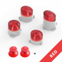 HKM-665235 Gamepad Button Replacement Set for Microsoft XBOX ONE - ABXY & Mushroom Heads in Multiple Colors