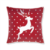 HKM-665363 Christmas-Themed Plush Pillow Cushion Cover in Festive Print