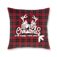 HKM-665363 Christmas-Themed Plush Pillow Cushion Cover in Festive Print