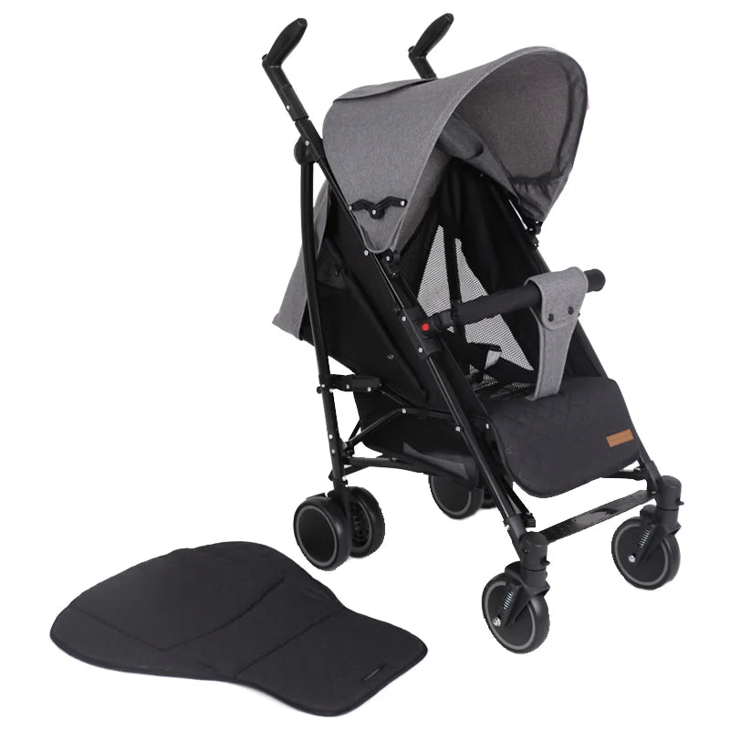 KTX-665555 Foldable 2-in-1 Portable Linen Baby Pram and Stroller for Travel