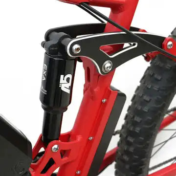 KTX-665683 Eunorau UHVO 36V 13Ah Electric Bike with 350W Full Suspension, 7-Speed Gears, and 27.5-Inch Tires