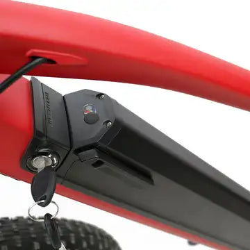 KTX-665683 Eunorau UHVO 36V 13Ah Electric Bike with 350W Full Suspension, 7-Speed Gears, and 27.5-Inch Tires